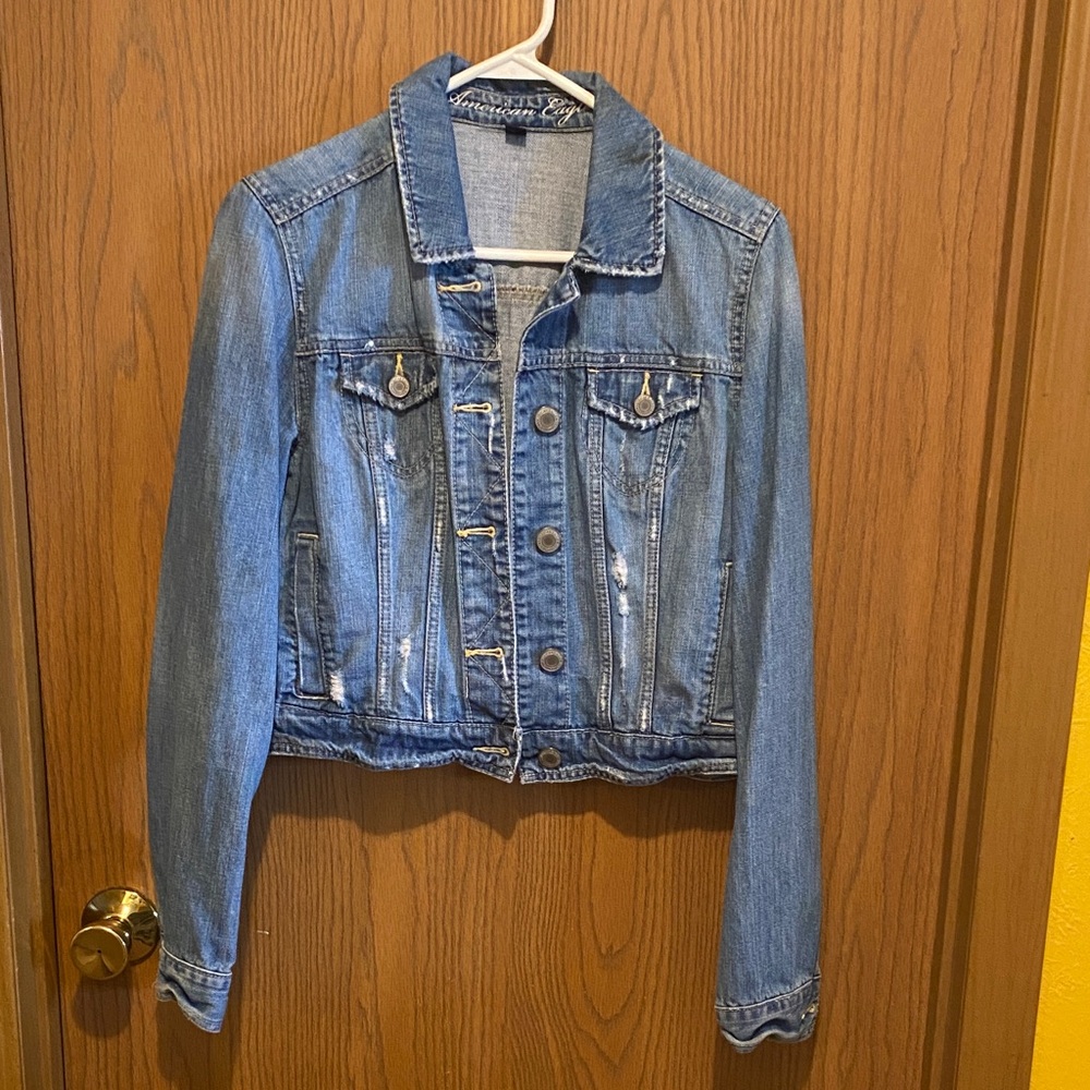 American Eagle Outfitters Classic Blue Denim Jacket